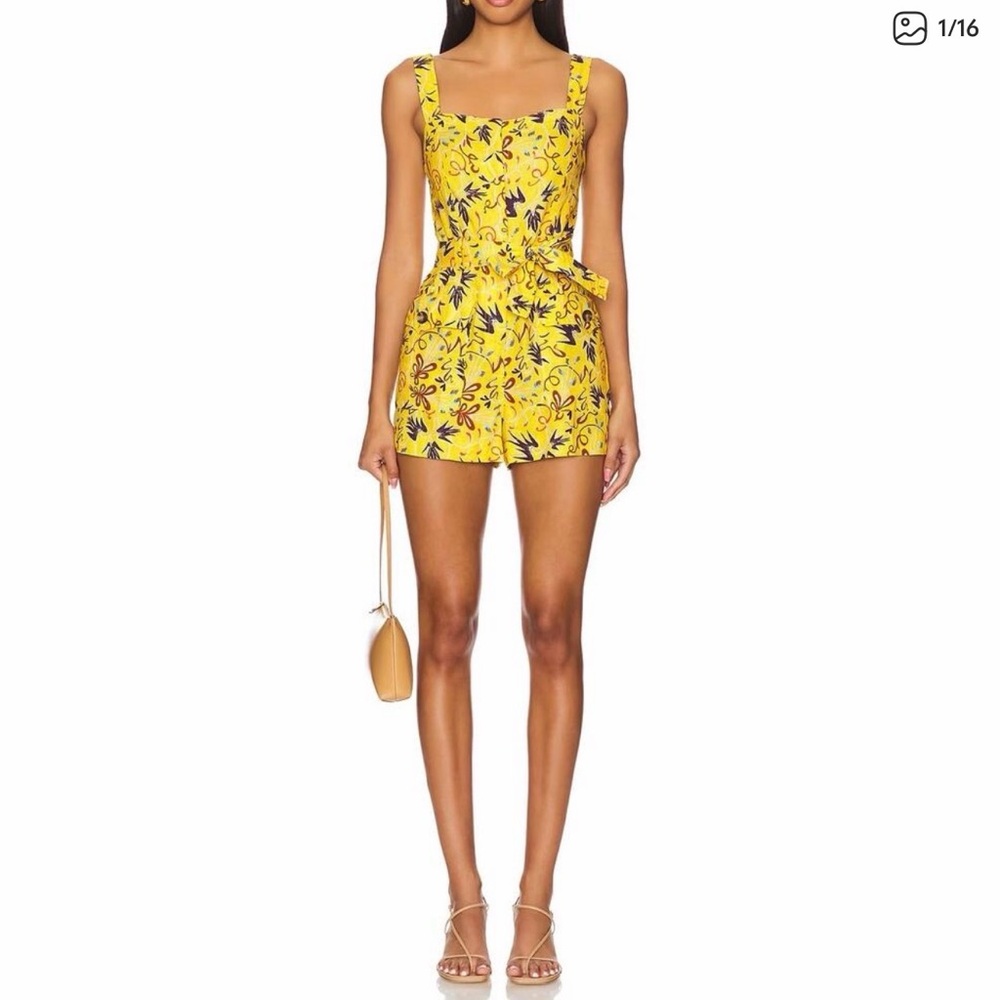 A.L.C. Sunlit Floral Romper